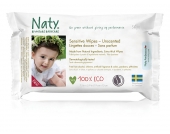 Naty by Nature Babycare Feuchttücher Sensitive Unparfümiert