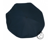 Sonnenschirm schwarz Silence Clip UV Schutz 50 72 cm