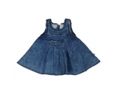 Kanz Girls Mini Jeanskleid blue denim - blau - Mädchen