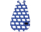 Pinolino Schlafsack Happy Sheep Winter, blau